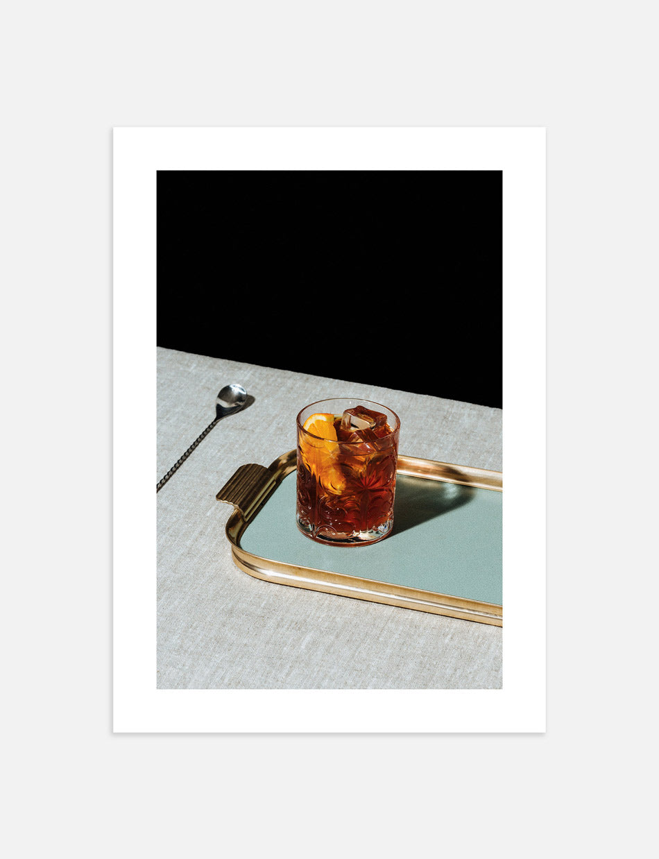 Negroni Cocktail Poster