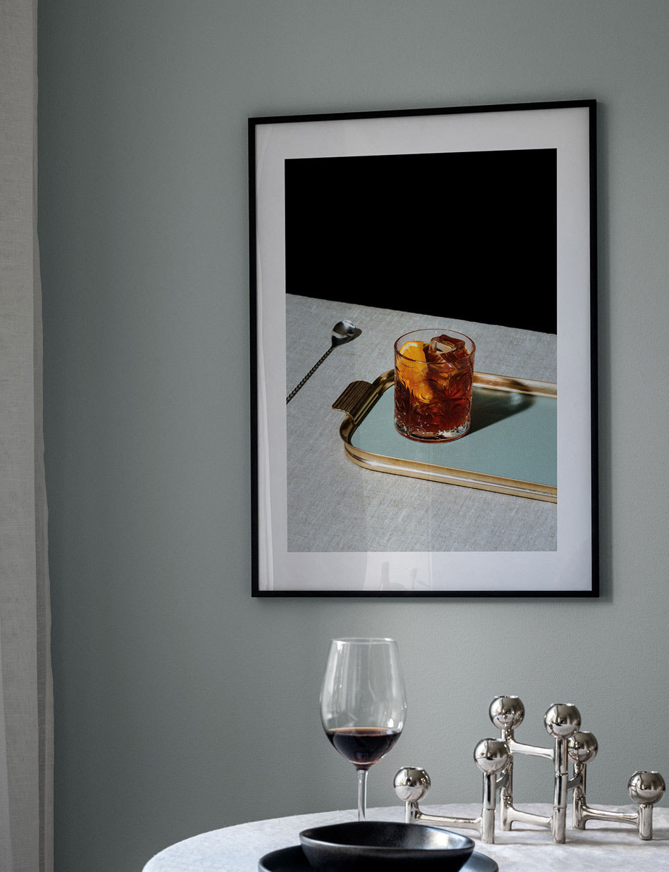 Negroni Cocktail Poster