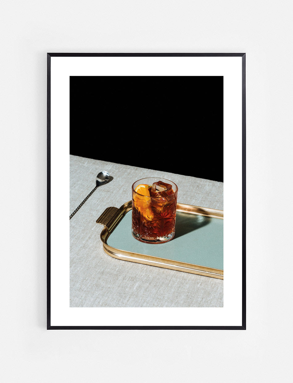 Negroni Cocktail Poster