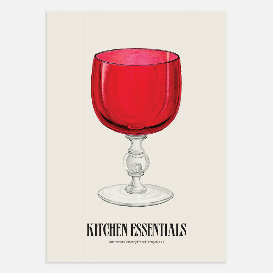 Ornamental Goblet Poster