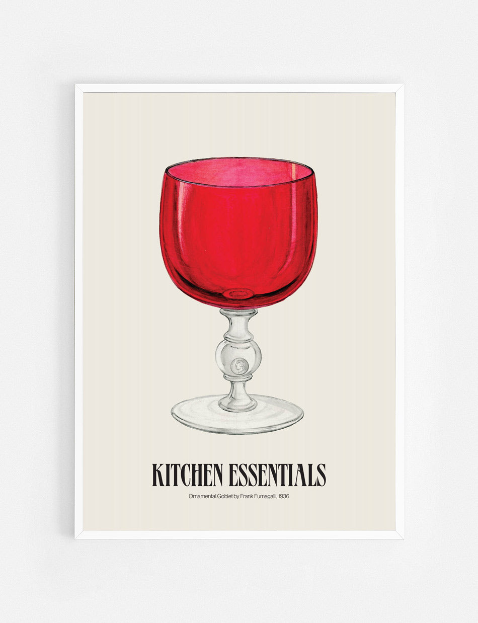 Ornamental Goblet Poster