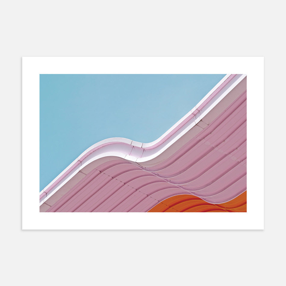 4 Colorful Wave Poster