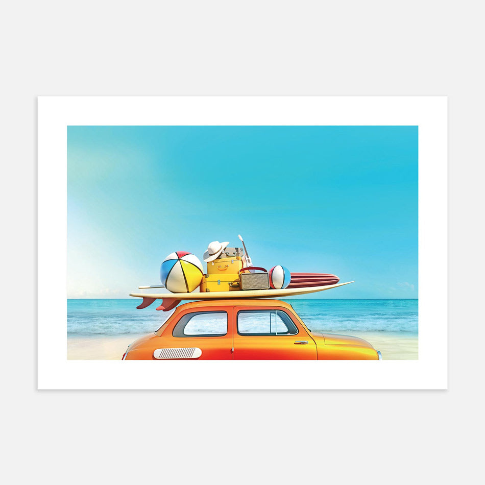 Beach Van Print